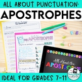 Apostrophes Punctuation Teaching Unit