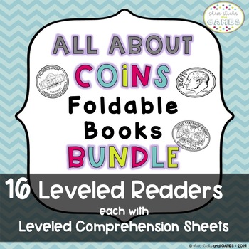 Preview of All About Coins Foldable Book BUNDLE