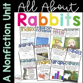 Preview of Rabbits Nonfiction Unit