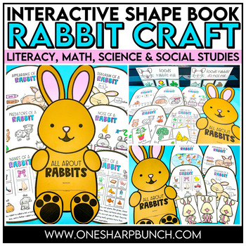Preview of All About Rabbits, Easter Bunny Craft & Activities, Spring Craft Bulletin Board