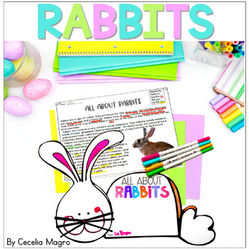 Preview of All About Rabbits Bunny Informative Writing and Craft Nonfiction for Spring