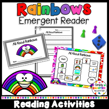 Preview of All About Rainbows Emergent Reader Book AND Interactive Activities