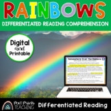 All About Rainbows Reading Passages and Comprehension