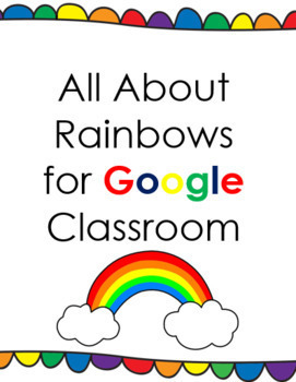 Preview of All About Rainbows for Distance Learning