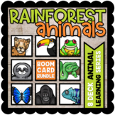 All About Rainforest Animals | BOOM CARD BUNDLE