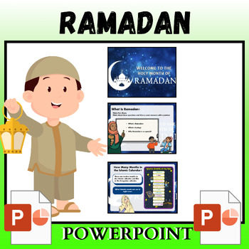Preview of All About Ramadan PowerPoint - PowerPoint Interactive Presentation-