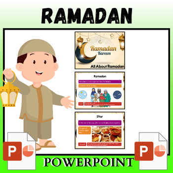 Preview of All About Ramadan PowerPoint for K-3rd Grade PowerPoint Interactive Presentation