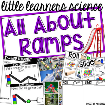Preview of All About Ramps - Science for Little Learners (preschool, pre-k, & kinder)
