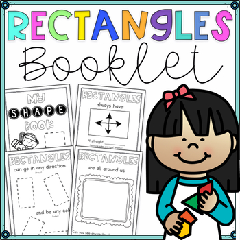 Preview of 2D Shape Book Rectangles FREE