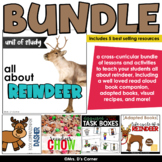 All About Reindeer Thematic Unit Bundle | Reindeer Lesson 