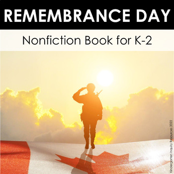 Preview of All About: Remembrance Day in Canada | Kindergarten Nonfiction Book