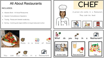 Preview of All About Restaurants: Adaptive and Interactive Social Story
