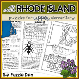 All About Rhode Island Puzzles for Upper Elementary