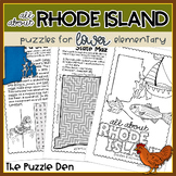 All About Rhode Island Puzzles for Lower Elementary