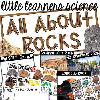 Preview of All About Rocks- Science for Little Learners (preschool, pre-k, & kinder)