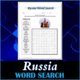 All About Russia Word Search Puzzle