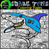 All About SHARK TYPES - Coloring Page - {AllAboutAll} {AAA}