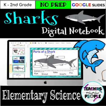 Preview of All About SHARKS Digital Notebook | Classify Animals 