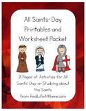 All About Saints Activity Packet (with an emphasis on All 