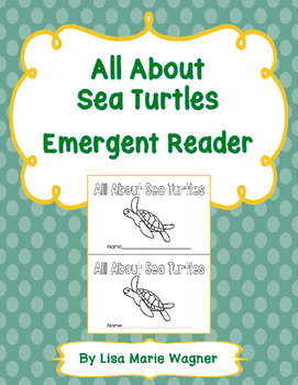 Preview of All About Sea Turtles Emergent Reader