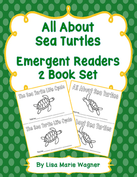 Preview of All About Sea Turtles Emergent Readers 2 Book Set