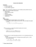 All About Segments and Angles - Study Guide/Test Prep/Clas