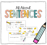 All About Sentences - Sentence Overview Google Slides