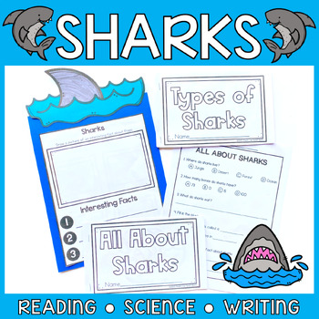Shark Week | 5 Day Unit | All About Sharks | Comprehension | Ocean Animals