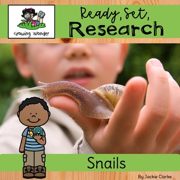 Preview of All About Snails (Nonfiction Informational Writing Animal Research Project)