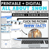 All About Snow - Reading and Science Activities with Writi