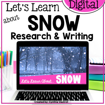 Preview of All About Snow Winter Weather Research and Writing | Snowflakes