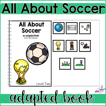 Preview of All About Soccer- Adapted Book