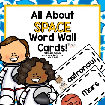 Preview of Space Word Wall Picture Cards