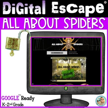 Preview of All About Spiders Digital Escape ™ Room