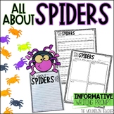 All About Spiders Craft and October Informational Writing Prompt