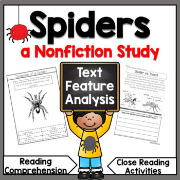 Preview of All About Spiders | Informational Passages and Comprehension with Text Features