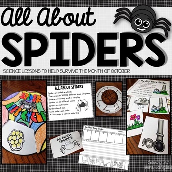 Preview of All About Spiders Science Lesson Plans