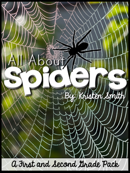 Preview of All About Spiders - a spider unit for first and second grade students