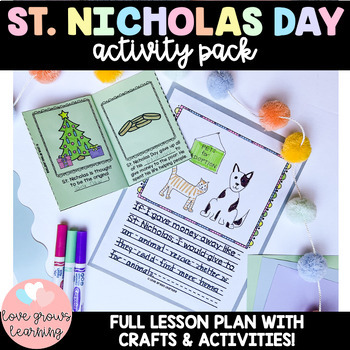 Preview of All About St. Nicholas Day Crafts and Activities - Holidays Around the World