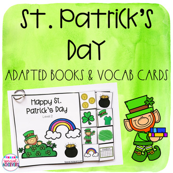 Preview of All About St. Patrick's Day Adapted Book and Activities