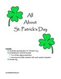 All About St. Patrick's Day Reading Comprehension