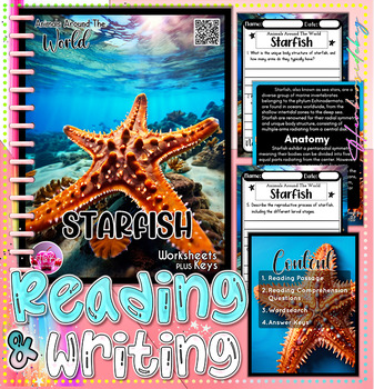 Preview of All About Starfish | Echinoderms| Reading Comprehension Plus Answers