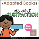 All About Subtraction Adapted Books [Level 1 + 2] Digital 