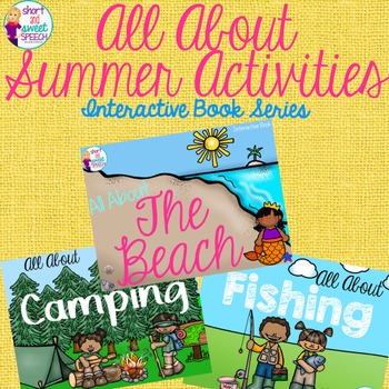 Preview of All About Summer Activities: Interactive Book Series