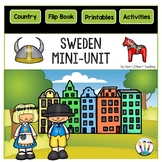 All About Sweden Activities Mini-Unit Worksheets & Flipboo