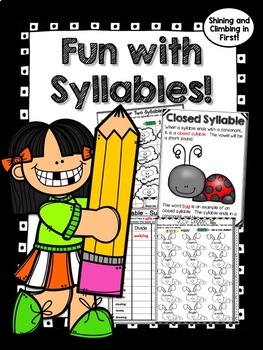 Preview of All About Syllables - v/cv, vc/v, vccv, c+le - Word Word! No Prep!