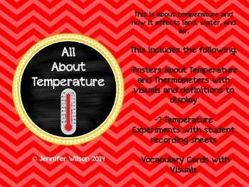 Preview of All About Temperature
