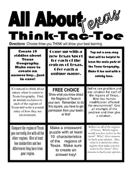 Think-Tac-Toe: A Strategy for Differentiation