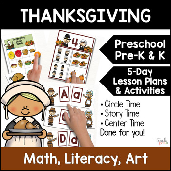 All About Thanksgiving! Lesson Plan for Preschool, Pre-K ...