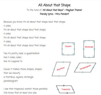 All About That Shape - A Song about Geometric Shapes